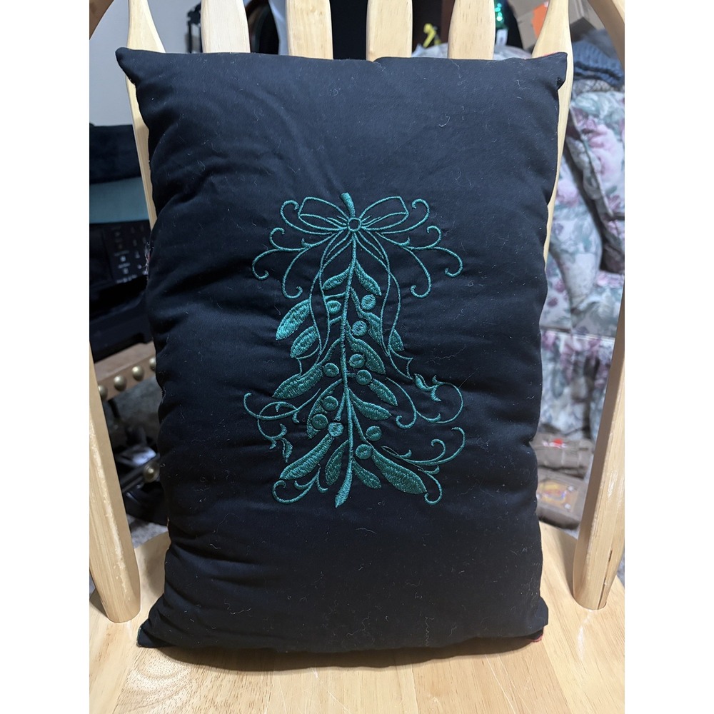 Christmas Throw Pillow  11"x16" Handmade